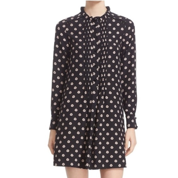 kate spade Dresses & Skirts - Kate Spade Black Dress with Pink Floral Accents small ditsy floral